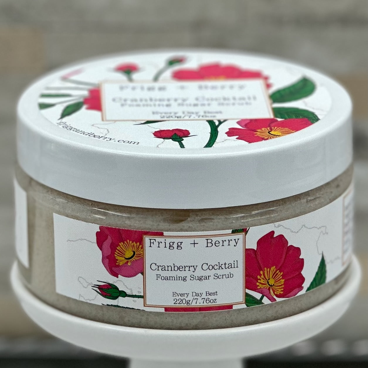 Cranberry Cocktail Foaming Sugar Scrub