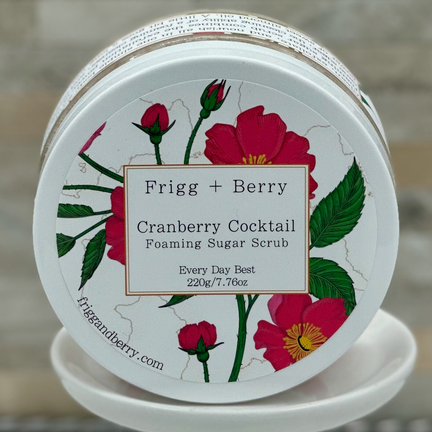 Cranberry Cocktail Foaming Sugar Scrub