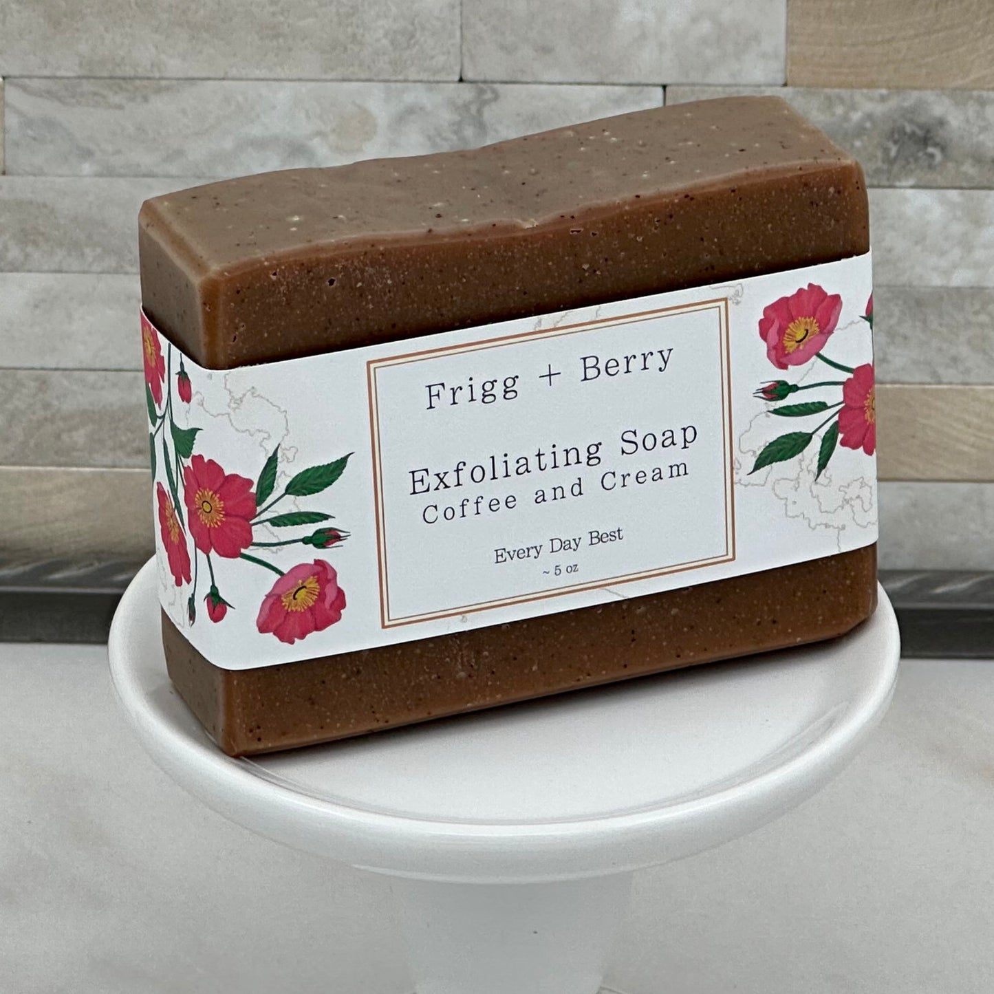 Coffee and Cream Exfoliating Soap