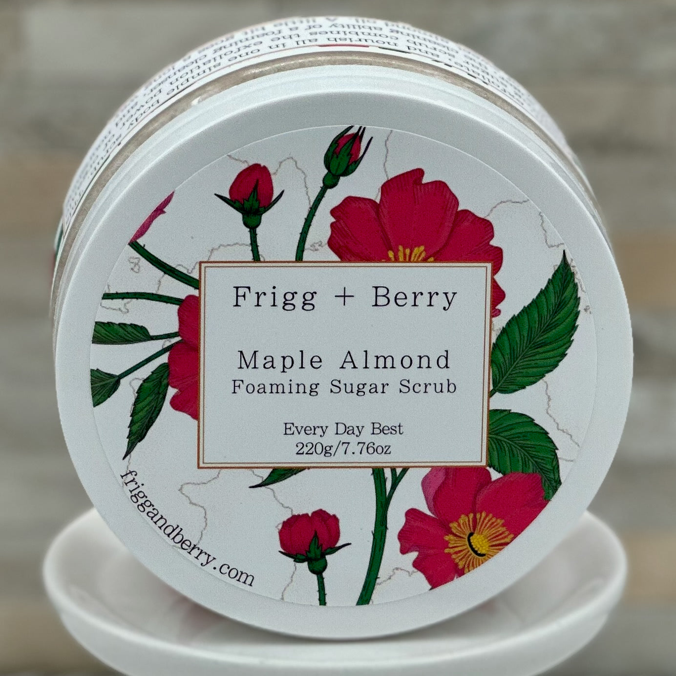 Maple Almond Foaming Sugar Scrub