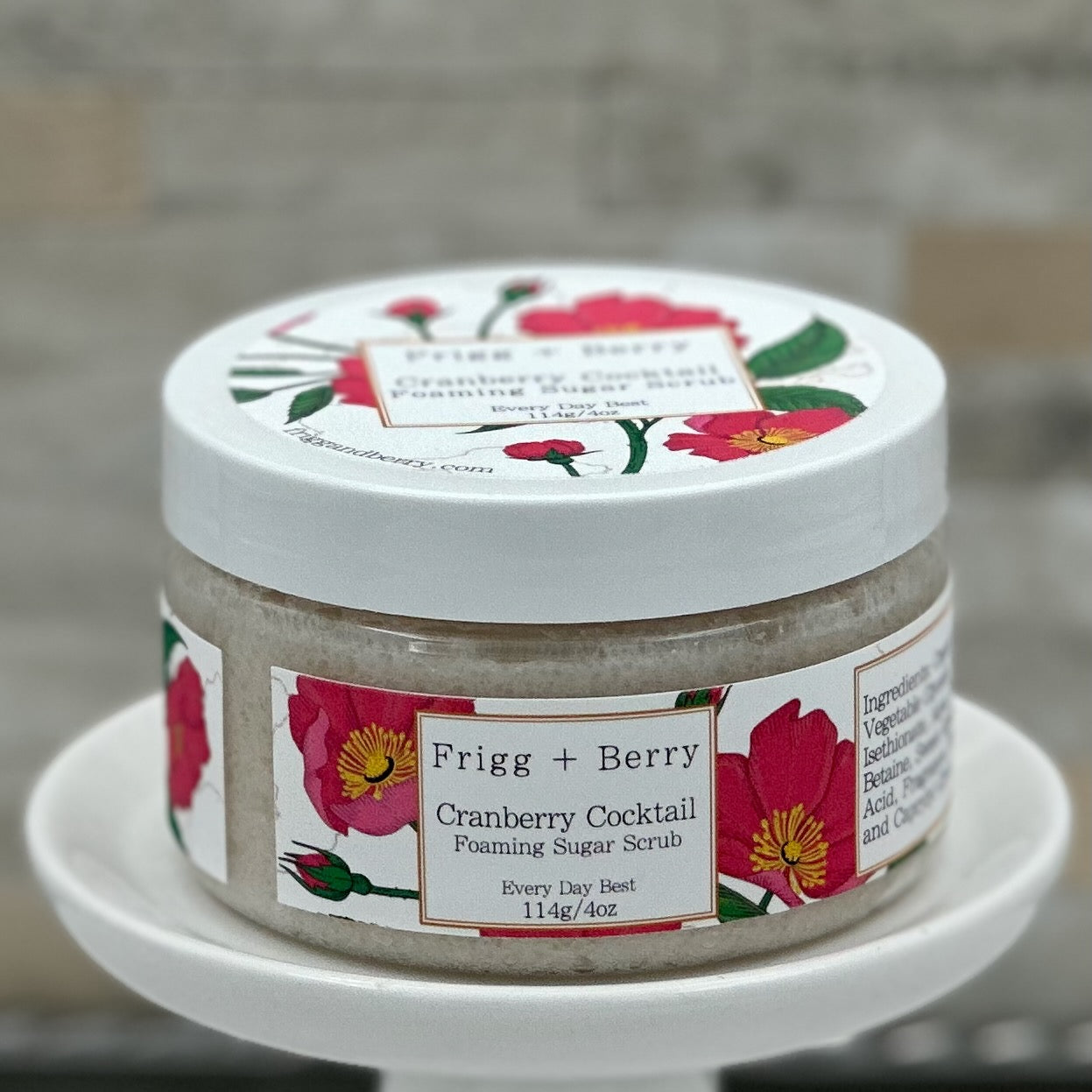 Cranberry Cocktail Foaming Sugar Scrub