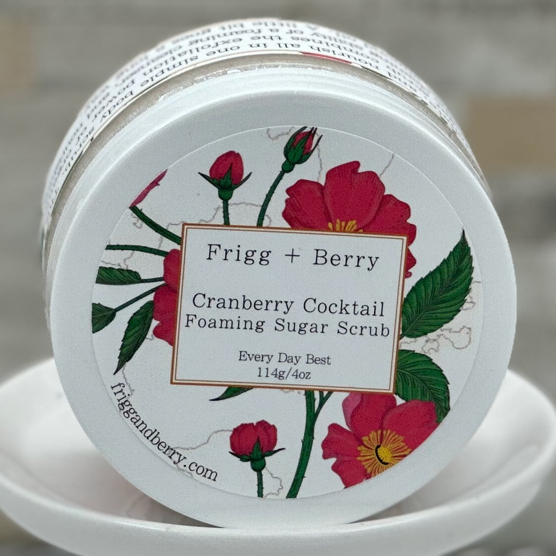 Cranberry Cocktail Foaming Sugar Scrub