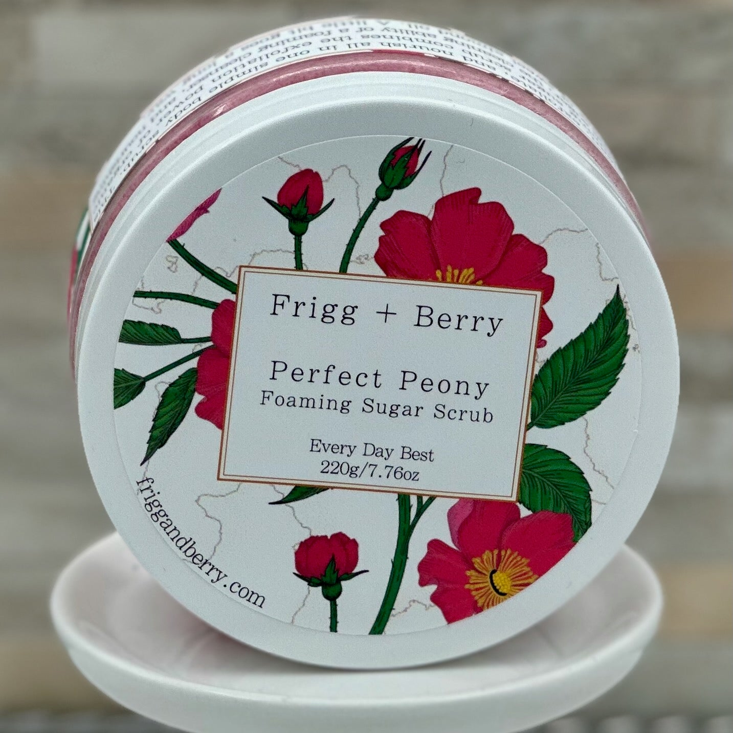 Perfect Peony Foaming Sugar Scrub